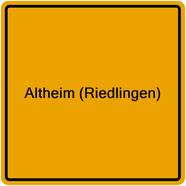 Einwohnermeldeamt24 Altheim (Riedlingen)